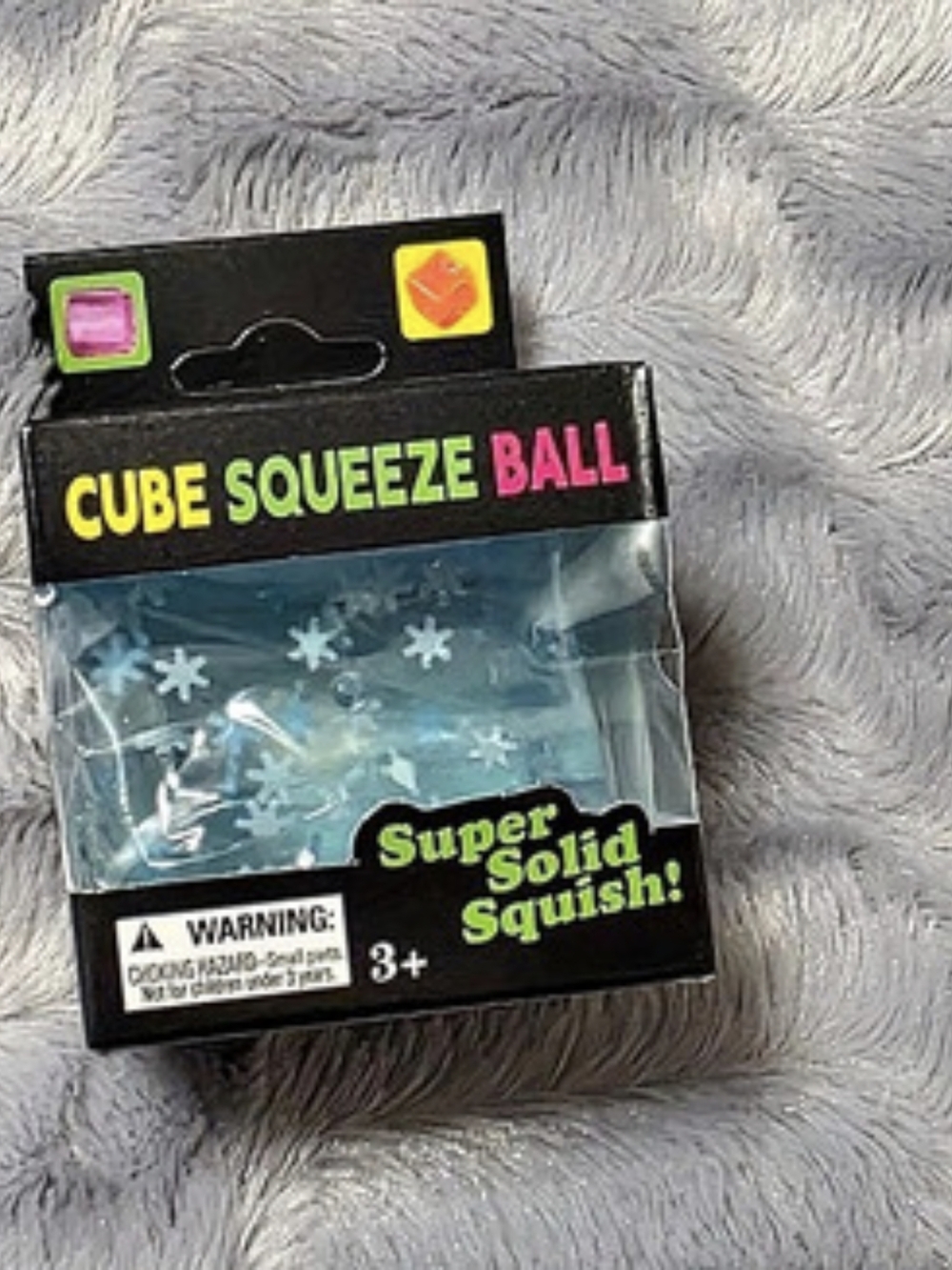 Snowflake Cube Squishy NWT